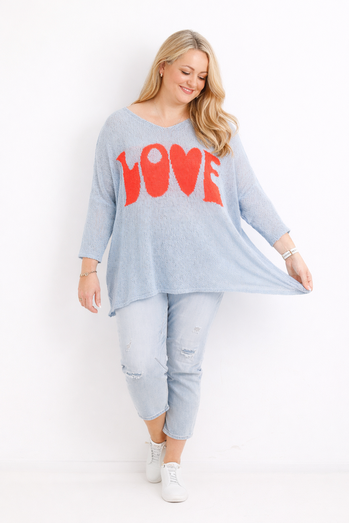 LOVE Pullover | Curvy One Size 42-50