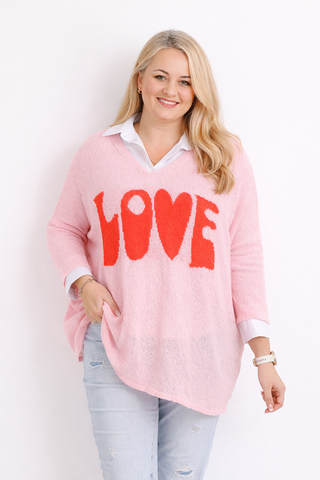 LOVE Pullover | Curvy One Size 42-50