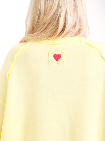 Oversize-Sweater FENJA mit Inside-Out-Nähten & Herz-Patch – Gr. 38-46