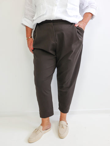 Relaxed-Fit Hose HENRY.S  – Tiefer Schritt – Jersey-Stretch – Gr. 40-46