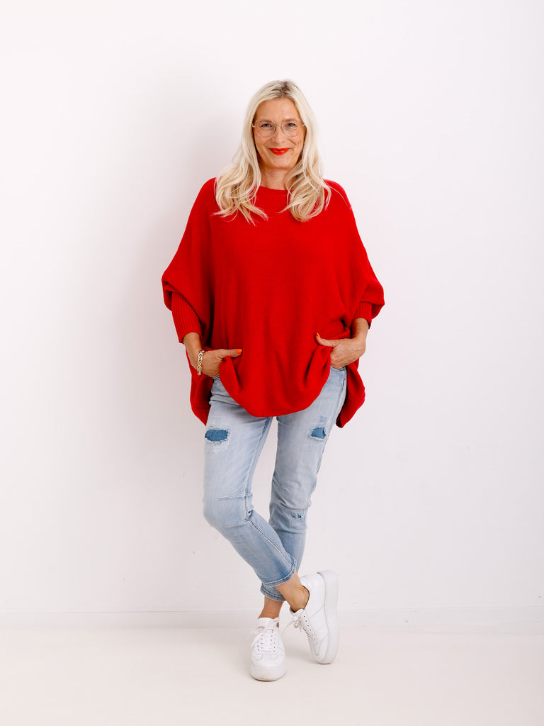KITTY Strickpullover - One Size (38 -48) - in vielen Farben
