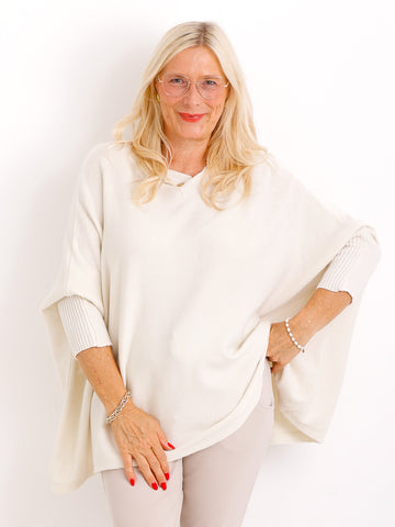 KITTY Strickpullover - One Size (38 -48) - in vielen Farben