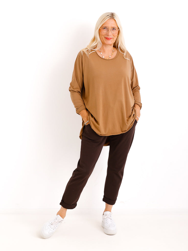 Bestseller Jersey-Hose MAX – braun – Größen 34 bis 44