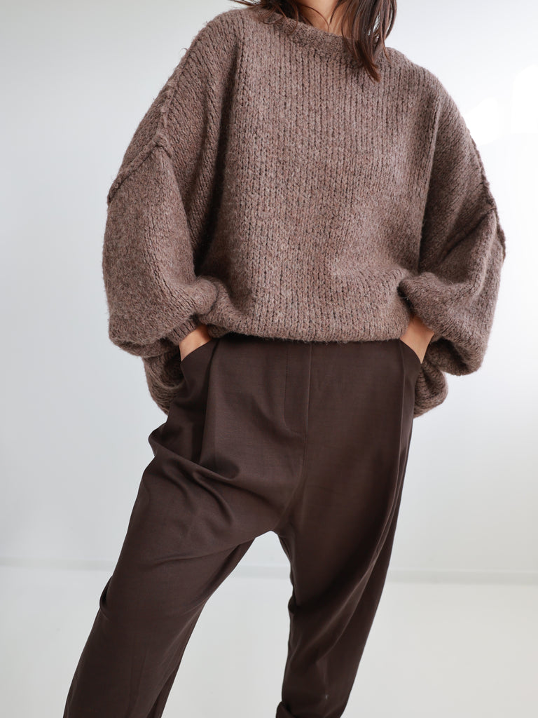 Relaxed-Fit Hose HENRY.S  – Tiefer Schritt – Jersey-Stretch – Gr. 40-46