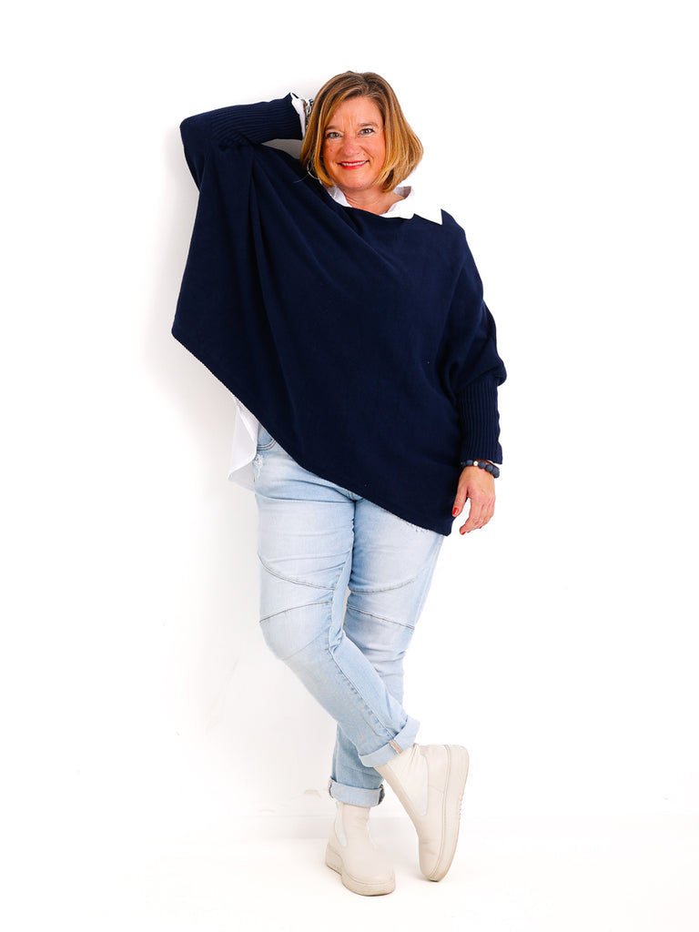KITTY Strickpullover - One Size (38 -48) - in vielen Farben