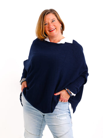 KITTY Strickpullover - One Size (38 -48) - in vielen Farben