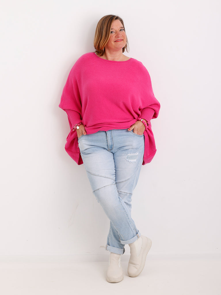 KITTY Strickpullover - One Size (38 -48) - in vielen Farben