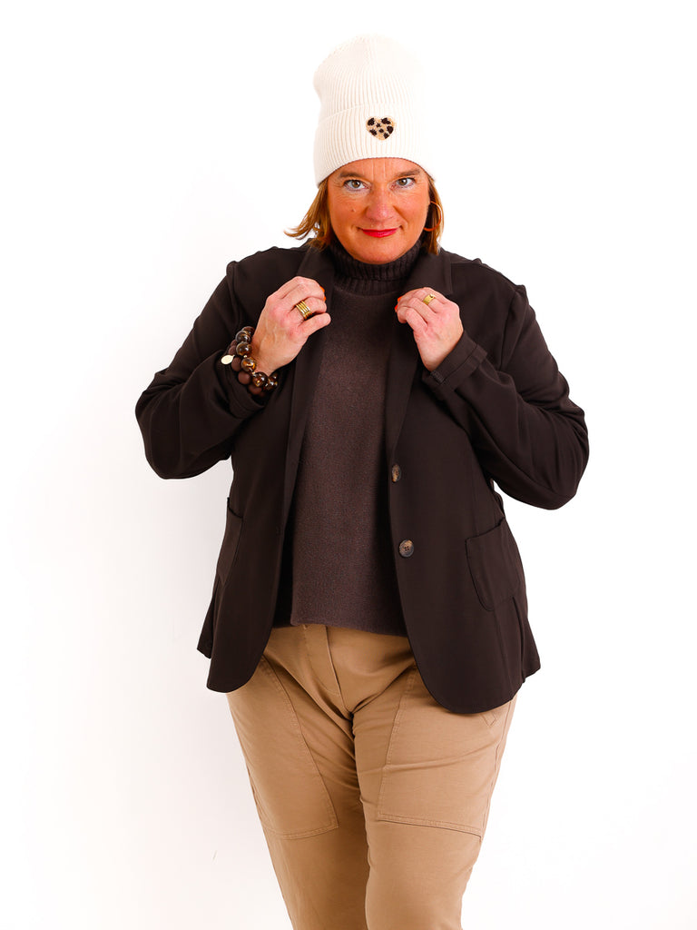 JUSTINE Blazer - schoko - verschiedene Größen