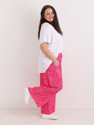 Jersey Marlene-Hose JONAS.S – Viskose-Mix – Leo-Muster – Gr. 38-48