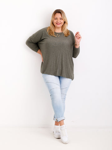 Feinstrick Pullover MOLLY.S  – Softe Haptik – Boxy Style – Gr. 38-50