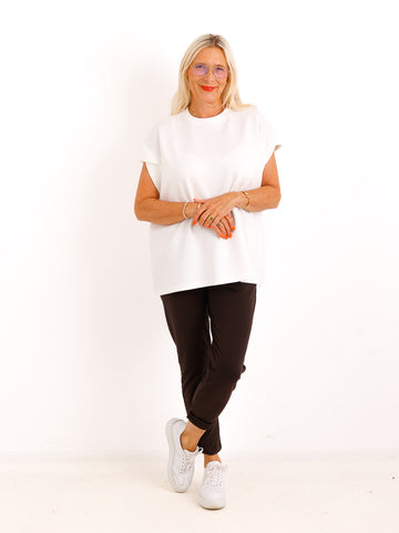 Oversize-T- Shirt AVI.S – Kastiger Schnitt mit raffinierten Ärmeldetails – Gr. 38–46