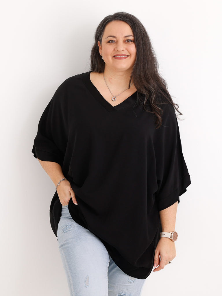 SUE Blusenshirt | Curvy One Size 42-52