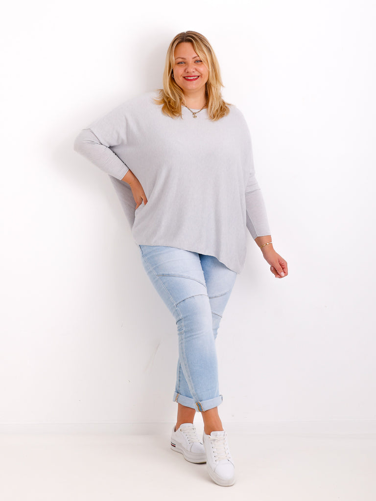 Feinstrick Pullover MOLLY.S  – Softe Haptik – Boxy Style – Gr. 38-50