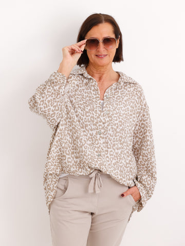 RONDA Musselin Bluse | One Size 38-46
