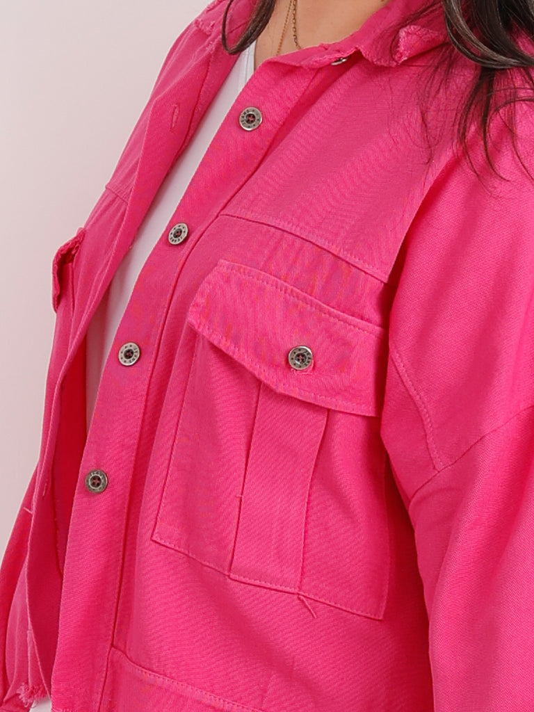 Oversize Jeansjacke ANTONIA – Boxy-Schnitt – Gr. 44/46-50