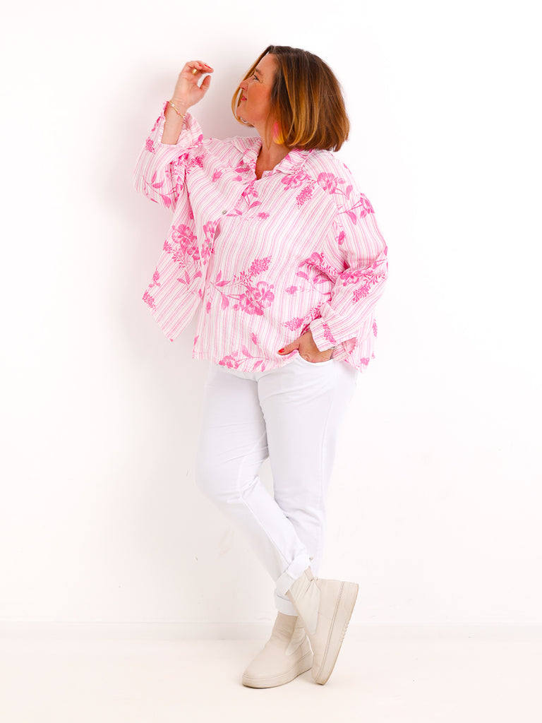LOUISA Musselin Bluse - One Size (36-44)