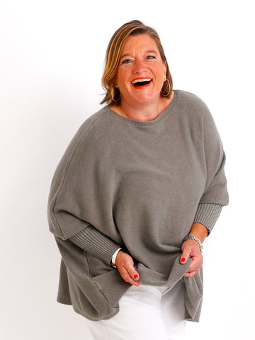 KITTY Strickpullover - One Size (38 -48) - in vielen Farben