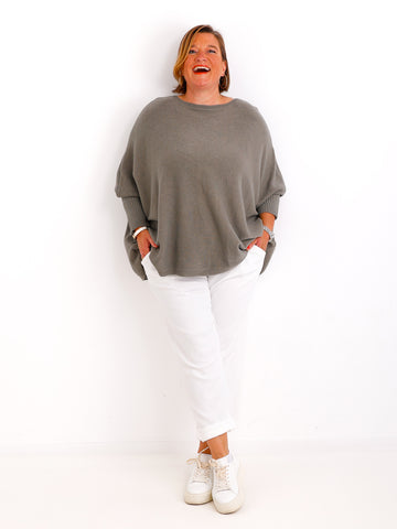 KITTY Strickpullover - One Size (38 -48) - in vielen Farben