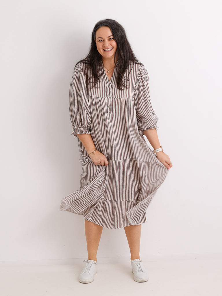 Maxikleid RONJA.S Musselin One Size 38-48
