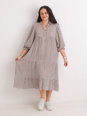 Maxikleid RONJA.S Musselin One Size 38-48