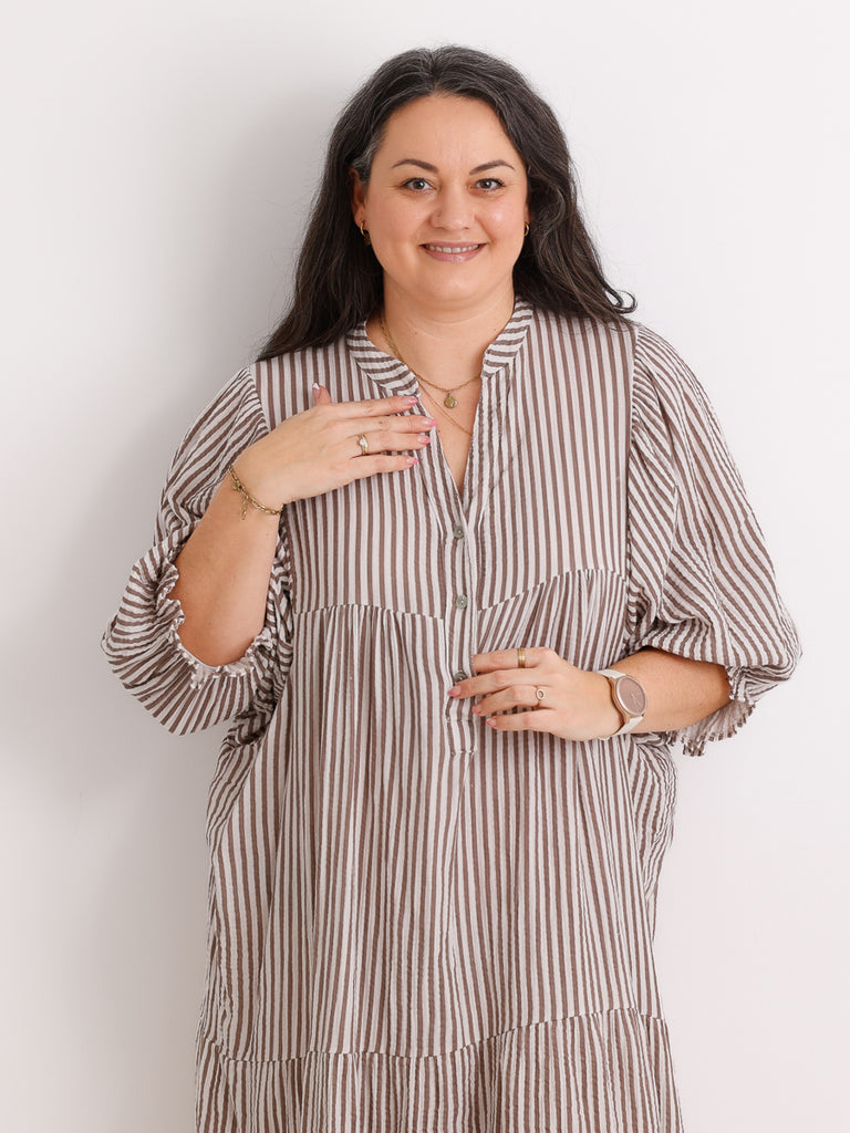 Maxikleid RONJA.S Musselin One Size 38-48