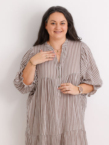 Maxikleid RONJA.S Musselin One Size 38-48