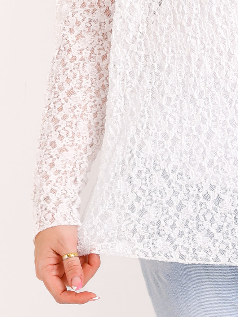 Shirt mit Spitze ROMY.S Curvy One Size 42-46