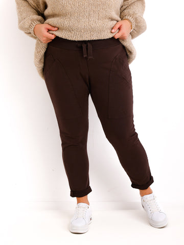 COLIN Sweatpants - Gr. XS-XXL - dark brown