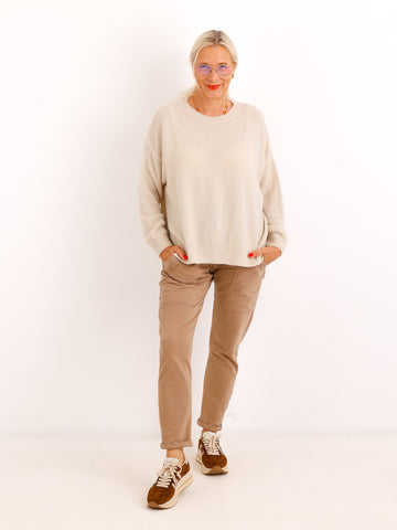 Oversize Pullover CIRELL – Kuscheliger Alpaka-Mix mit verlängerter Rückenpartie – Gr. 38–44