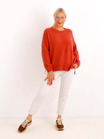Oversize Pullover CIRELL – Kuscheliger Alpaka-Mix mit verlängerter Rückenpartie – Gr. 38–44
