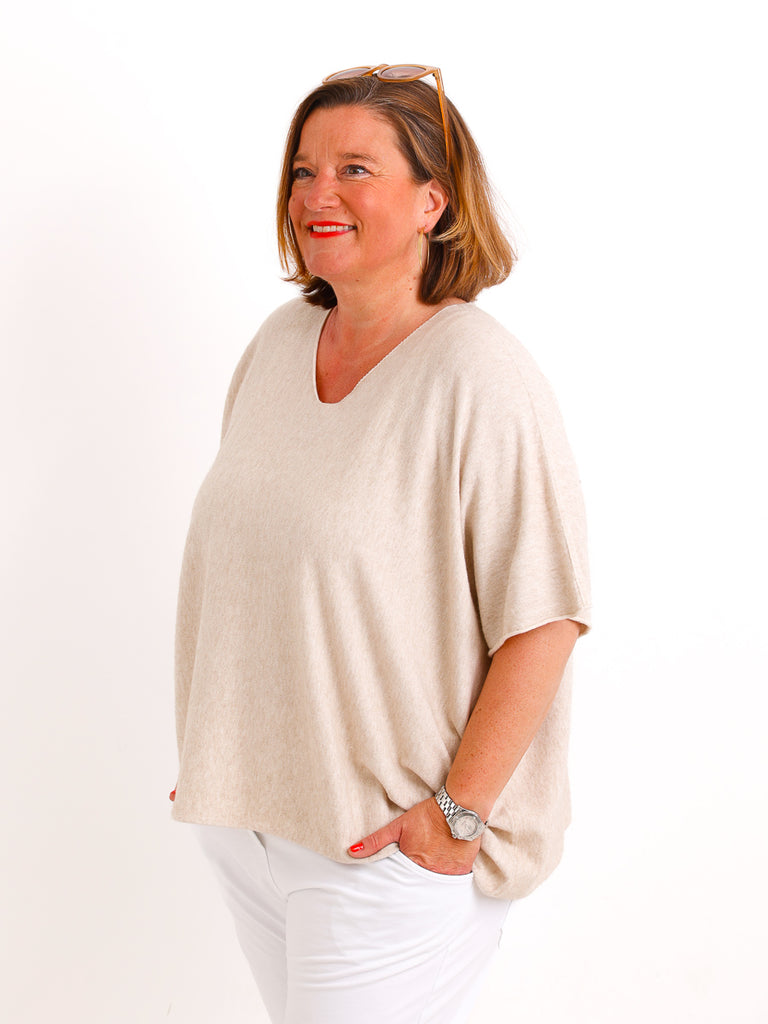 Kurzarm Pullover IVY.S - One Size 38-44