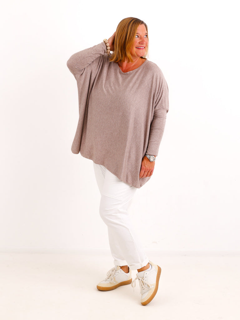 Feinstrick Pullover MOLLY.S  – Softe Haptik – Boxy Style – Gr. 38-50