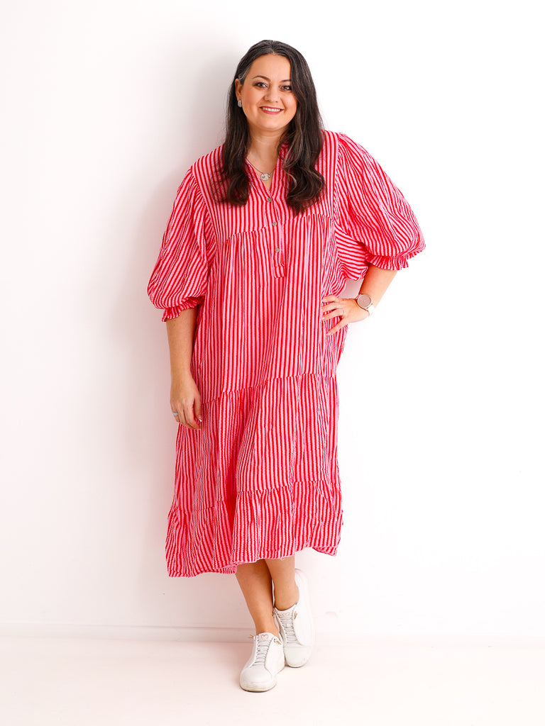 Maxikleid RONJA.S Musselin One Size 38-48