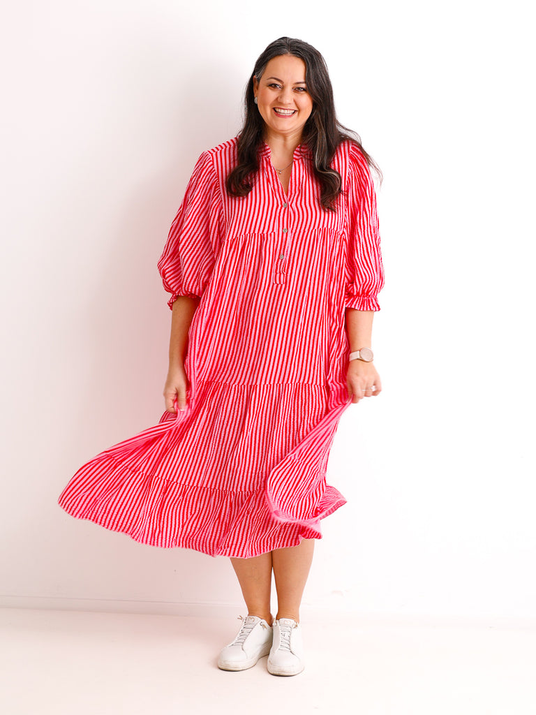 Maxikleid RONJA.S Musselin One Size 38-48