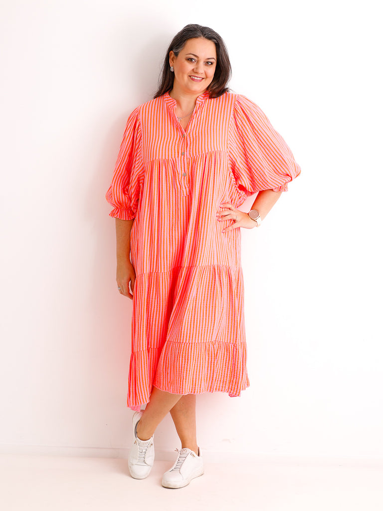 Maxikleid RONJA.S Musselin One Size 38-48