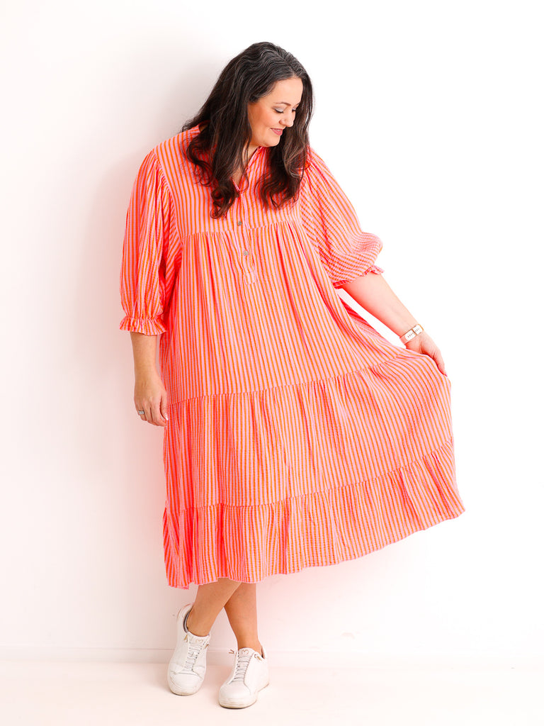 Maxikleid RONJA.S Musselin One Size 38-48