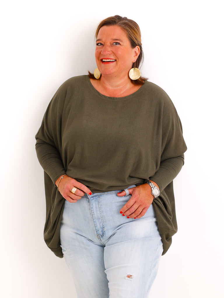 Feinstrick Pullover MOLLY.S  – Softe Haptik – Boxy Style – Gr. 38-50