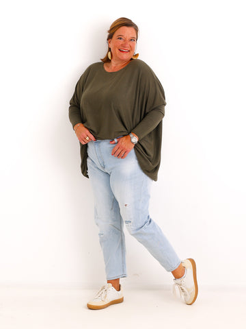 Feinstrick Pullover MOLLY.S  – Softe Haptik – Boxy Style – Gr. 38-50
