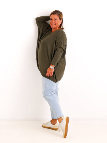 Feinstrick Pullover MOLLY.S  – Softe Haptik – Boxy Style – Gr. 38-50