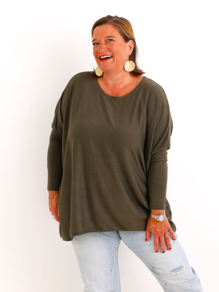 Feinstrick Pullover MOLLY.S  – Softe Haptik – Boxy Style – Gr. 38-50