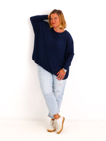 Feinstrick Pullover MOLLY.S  – Softe Haptik – Boxy Style – Gr. 38-50