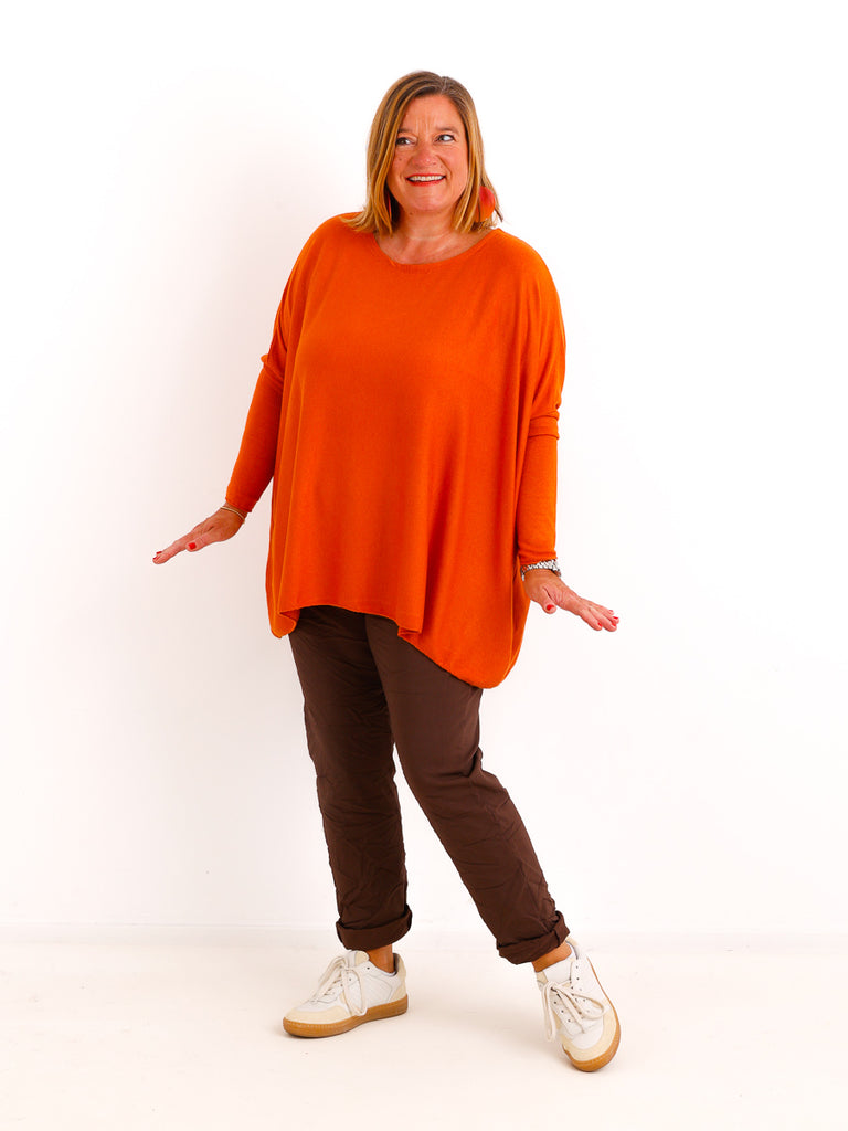Feinstrick Pullover MOLLY.S  – Softe Haptik – Boxy Style – Gr. 38-50