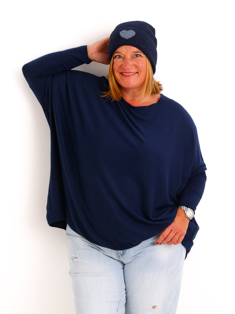 Feinstrick Pullover MOLLY.S  – Softe Haptik – Boxy Style – Gr. 38-50