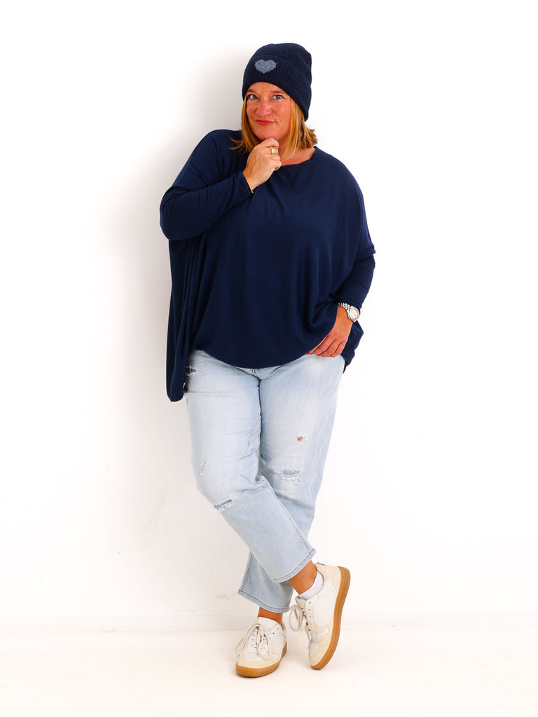 Feinstrick Pullover MOLLY.S  – Softe Haptik – Boxy Style – Gr. 38-50