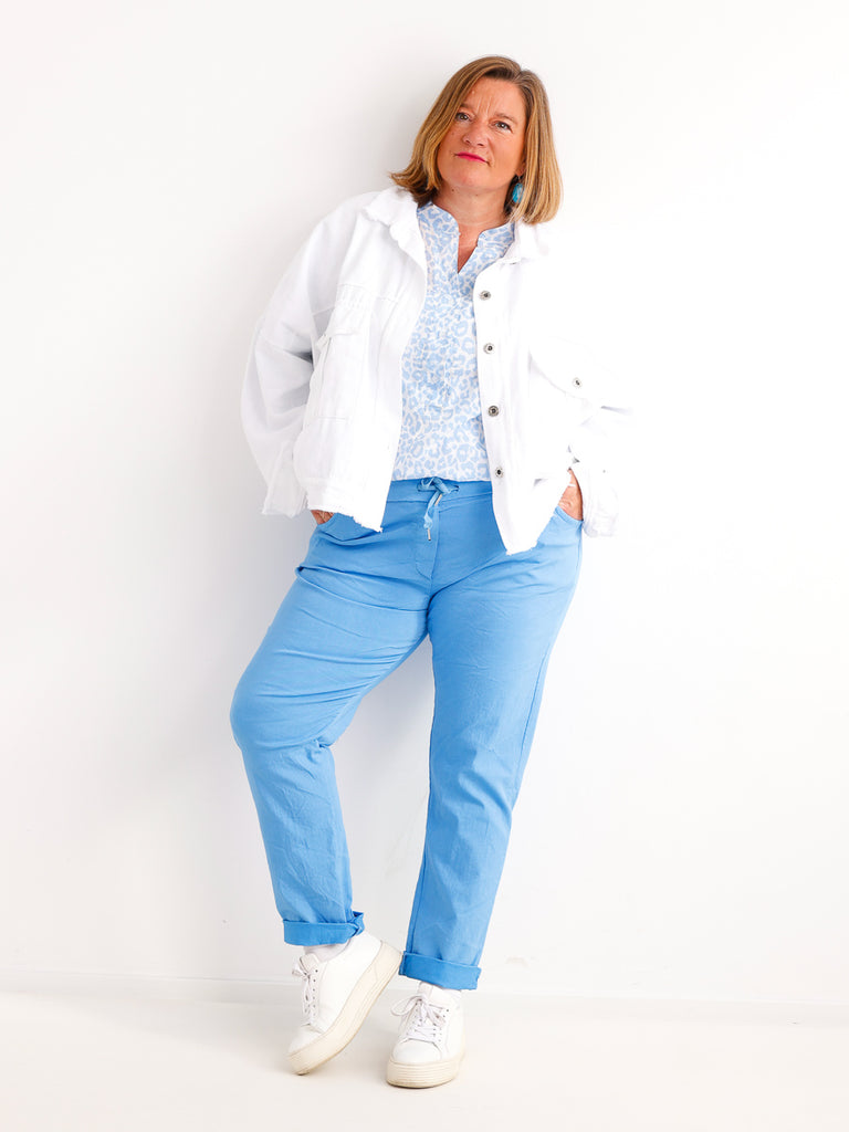 Oversize Jeansjacke ANTONIA – Boxy-Schnitt – Gr. 44/46-50