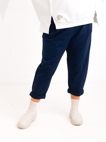 Relaxed-Fit Hose HENRY.S  – Tiefer Schritt – Jersey-Stretch – Gr. 40-46