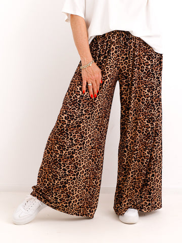 Jersey Marlene-Hose JONAS.S – Viskose-Mix – Leo-Muster – Gr. 38-48