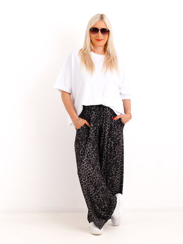 Jersey Marlene-Hose JONAS.S – Viskose-Mix – Leo-Muster – Gr. 38-48