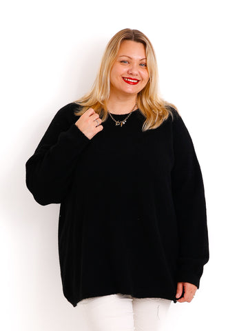 Curvy Size Strickpullover AMELIRA – Kuscheliger Oversize-Look – Gr. 42–48
