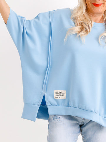 XXL Viskose-Sweatshirt JULE.S – Inside-Out-Nähte – Edler Fall – Gr. 38-52
